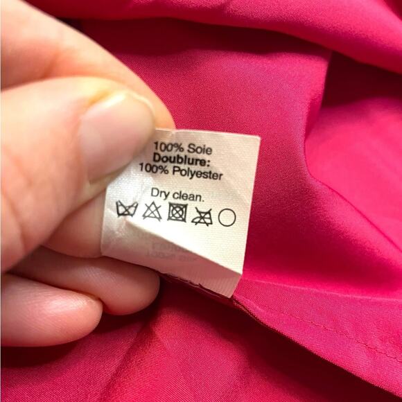 J. Crew Heidi Raspberry Cocktail Dress - 14 Tall - Picture 10 of 15